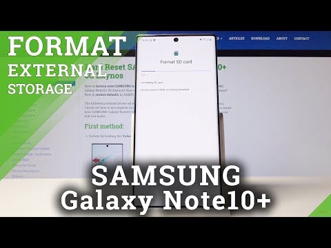 How to Format SD Card in SAMSUNG Galaxy Note 10+