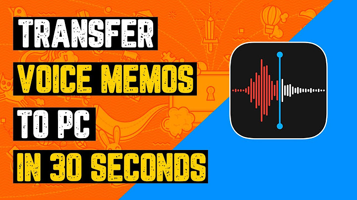 How to backup voice memos on iphone