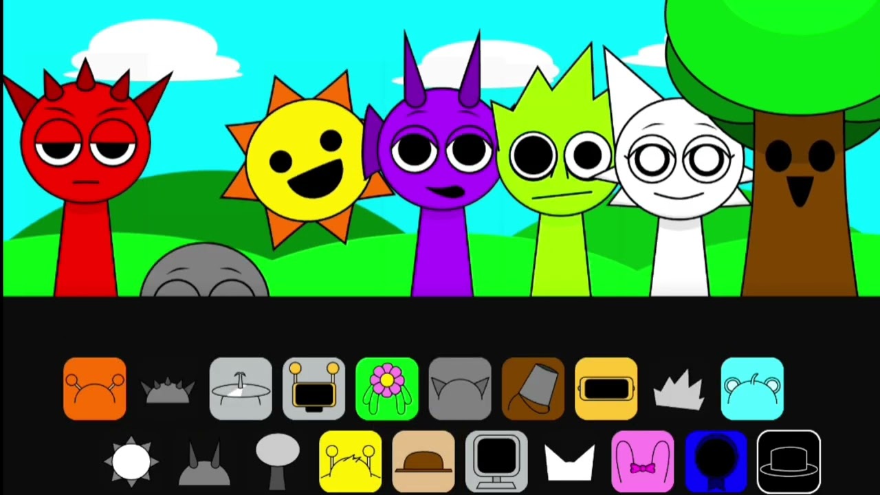 incredibox sprunki sinner edition Animation Videos।Gray sus Mr.Tree House of horrors Halloween music