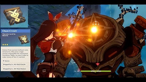 Farming Ruin Guards and Hunters for Chaos Circuit - Genshin Impact Guides