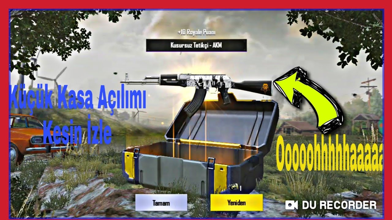 KÃ¼Ã§Ã¼k Kasa aÃ§Ä±lÄ±mÄ± Efsane AKM Deseni Ã‡Ä±ktÄ± !!PUBG MOBÄ°LE ... - 