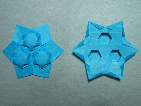 Origami Tessellation Instructions: Star Puff (Ralf Konrad 