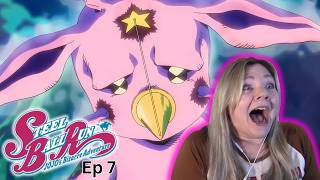 CUTEST STAND! 🥹 Manga Reader Reacts to Jojo's Part 7 Steel Ball Run Ep 7 Tusk, Part 1