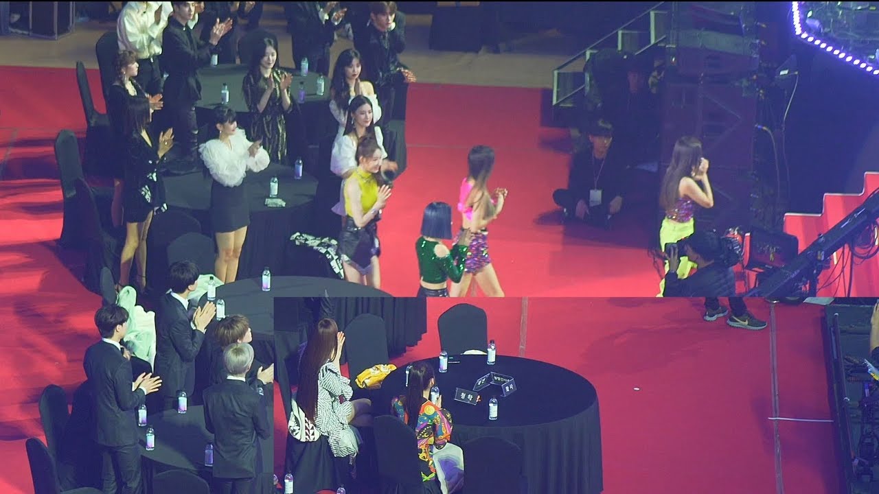 [ 있지(ITZY) 수상] 태연(TAEYEON),NCT DREAM,여자아이들(GIDLE), 청하, 스트레이키즈 Reaction 직캠 @200108