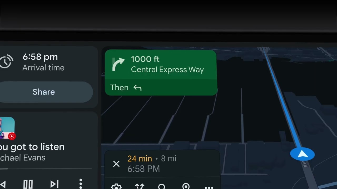 La interfaz Coolwalk de Android Auto llegará este verano con pantalla  dividida y sugerencias contextuales