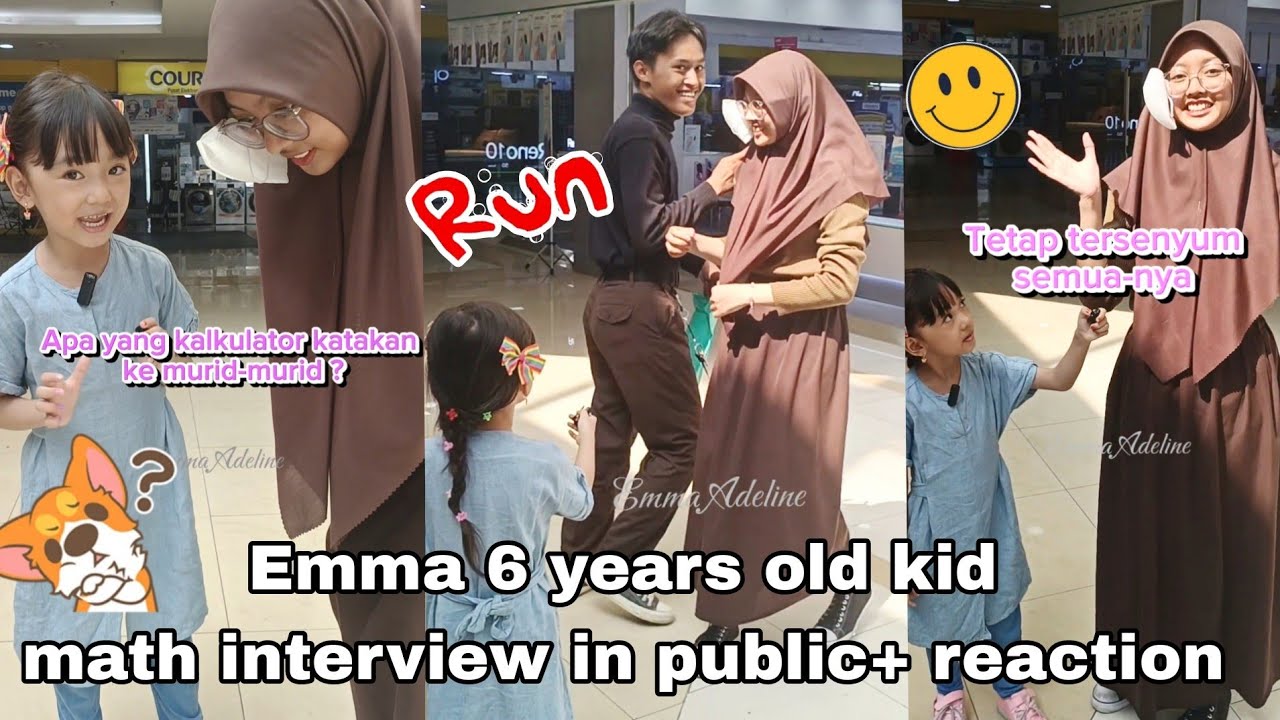 Emma Math Emma Math Interview Kakak Manis Siapa Yang Punya? Cowok-nya Kabur Guys😁 ...
