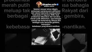 kegembiraan masyarakat indonesia | Indonesia merdeka