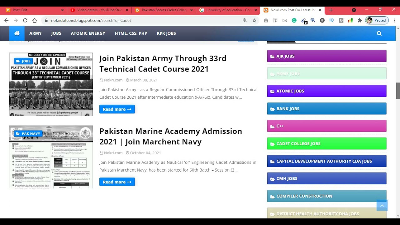 Pakistan Scout Cadet College Batrasi Jobs || Cadet  Scout jobs  || Cadet College Batrasi Mansehra