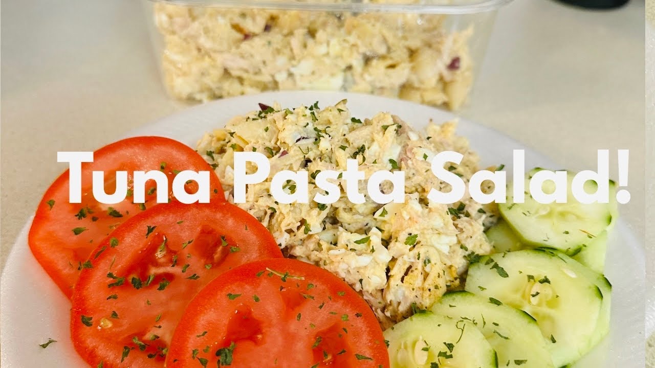 САЛАТ С ТУНЦОМ И ПАСТОЙ | Высокое содержание белка | Просто и вкусно!