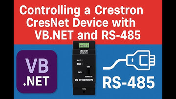 Controlling a Crestron CresNet devcie with just VB.NET and RS-485