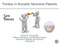 Tinnitus In Acoustic Neuroma Patients