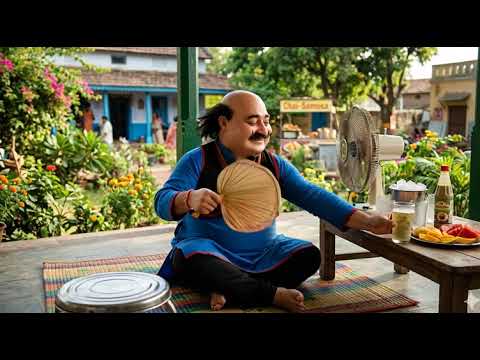 মোটু শরবত খাচ্ছে