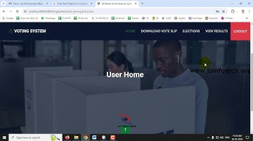 QR Code based Secure Online Voting System | JAVA | JSP | Final Year Project 2025