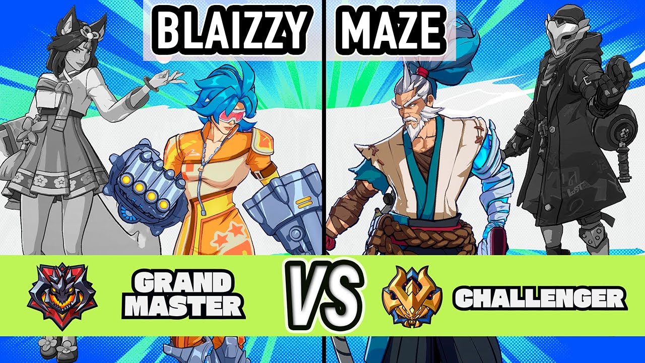 2XKO ▰ Blaizzy (Vi / Ahri) vs Maze (Yasuo / Ekko) ▰ High Level Gameplay