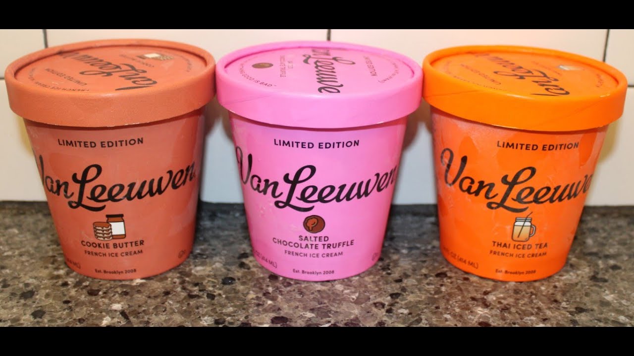 Van Leeuwen Ice Cream Cookie Butter, Salted Chocolate Truffle & Thai