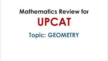 Math Review for UPCAT - Geometry