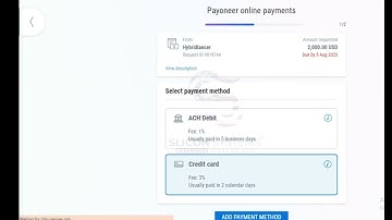 How to pay using Payoneer by business credit/debit card