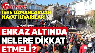 Enkaz Altında Kalanlar Ne Kadar Süre Hayatta Kalabilir? İşte Uzman Görüşleri – Türkiye Gazetesi