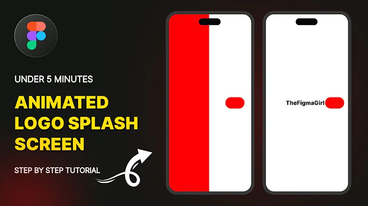 Animated Logo Splash Screen in Figma | Step-by-Step Tutorial for Beginners