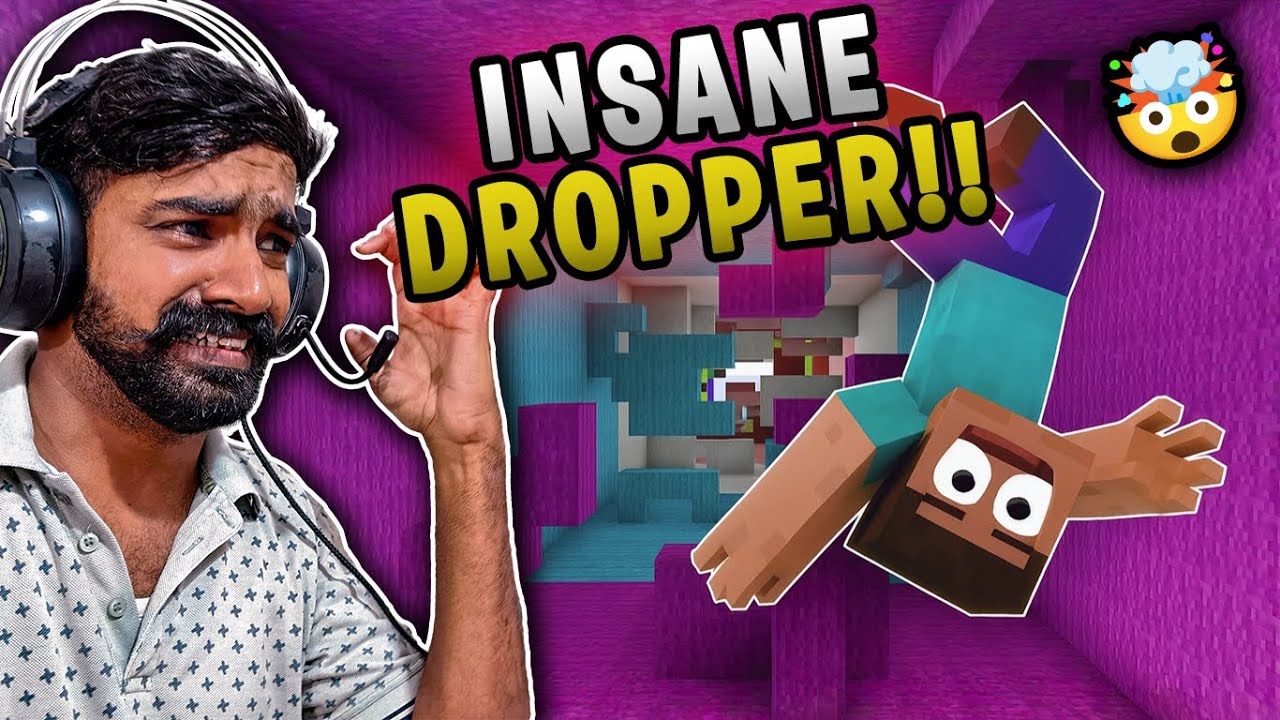 INSANE Minecraft DROPPER Made Me CRAZY!! 😡 | Hindi/Urdu Gameplay