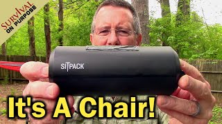 Amazing One-Legged Chair That Fits In Your Pocket! Sitpack 2.0 Collapsible Chair