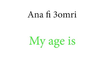 Speak little Algerian with these simple sentences