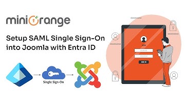 Entra ID SAML Single Sign-On (SSO) | Log into Joomla using Entra ID