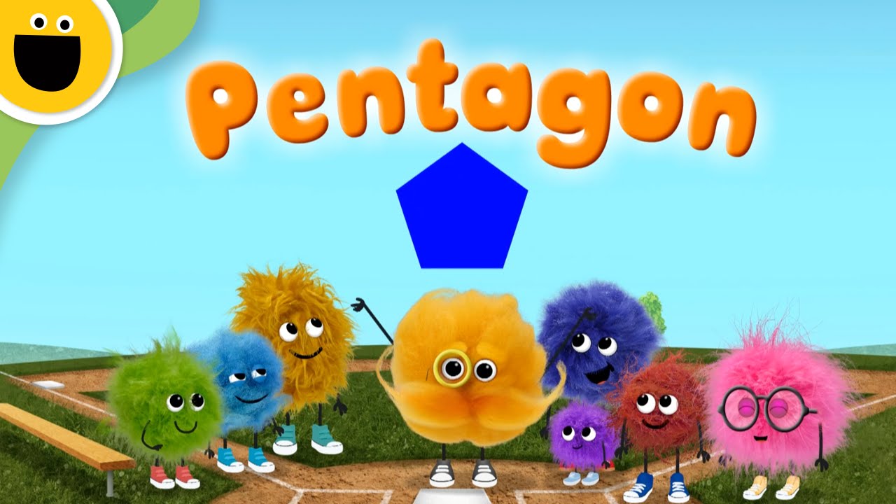 Pentagon  Words with Puffballs Sesame Studios