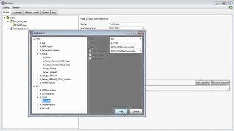 Octopus. Configuring automated test execution.
