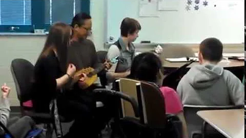 Ukulele day at Avon high school life skills
