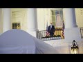 President Trump returns to the White House!