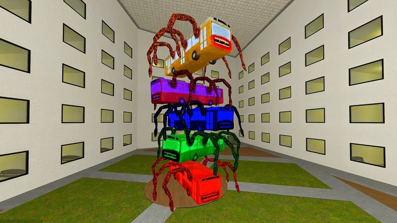 Colourful Bus Eater In Hotel Gmod Episode 3 