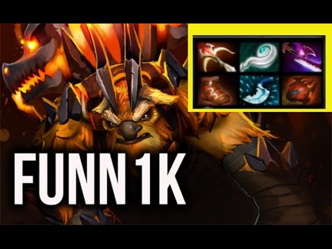 Navi Funnik Carry Earth Shaker MMR Gameplay 15k comeback Dota 2 Highlights