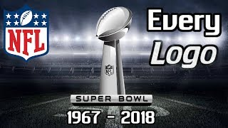 NFL Every Super Bowl Logo! 1967-2018