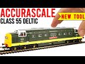 Outstanding new accurascale class 55 deltic  unboxing  review