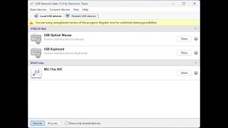 Eltima USB Network Gate - USB over Ethernet Sharing Software