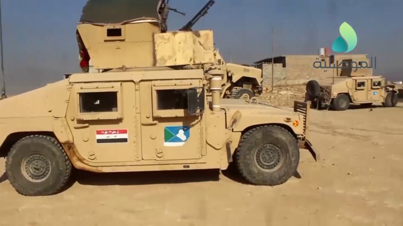 قطعات المحور الجنوبي الغربي تحرر ناحية حمام العليل جنوب الموصل وترفع العلم العراقي فيها