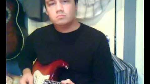 funk blues jam with loop pedal