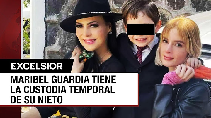 Maribel Guardia se enfrenta contra su nuera por la custodia de su nieto