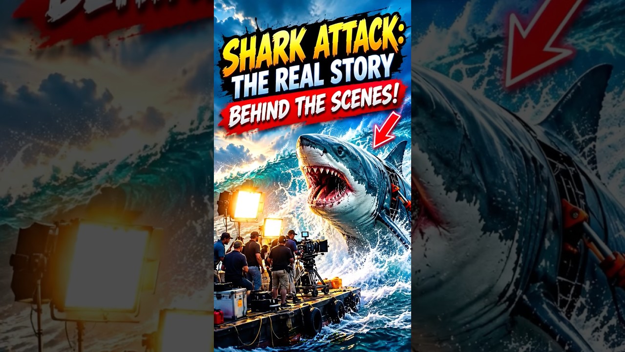 The Truth Behind Hollywood Shark Movies(Behind the Scenes) 🦈🎬 #sharkmovie #vfx #hollywood #shorts