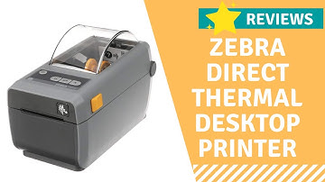 Zebra ZD410 Direct Thermal Desktop Printer Print Width of 2 in USB Ethernet Connectivity Overview
