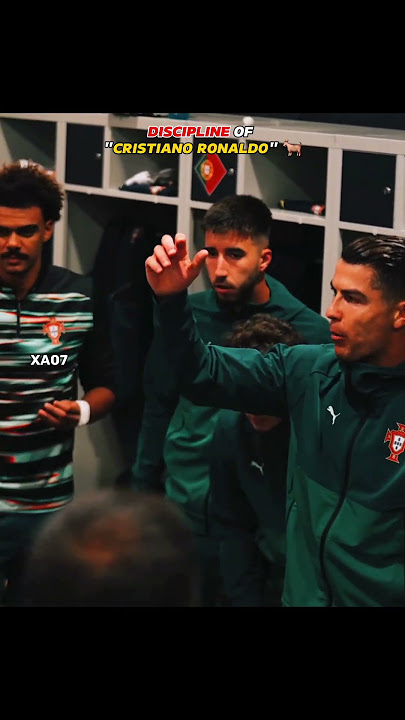 Discipline Of Ronaldo Is On Another Level🥶☠️ #shorts #ronaldo #messi #shortsvideo