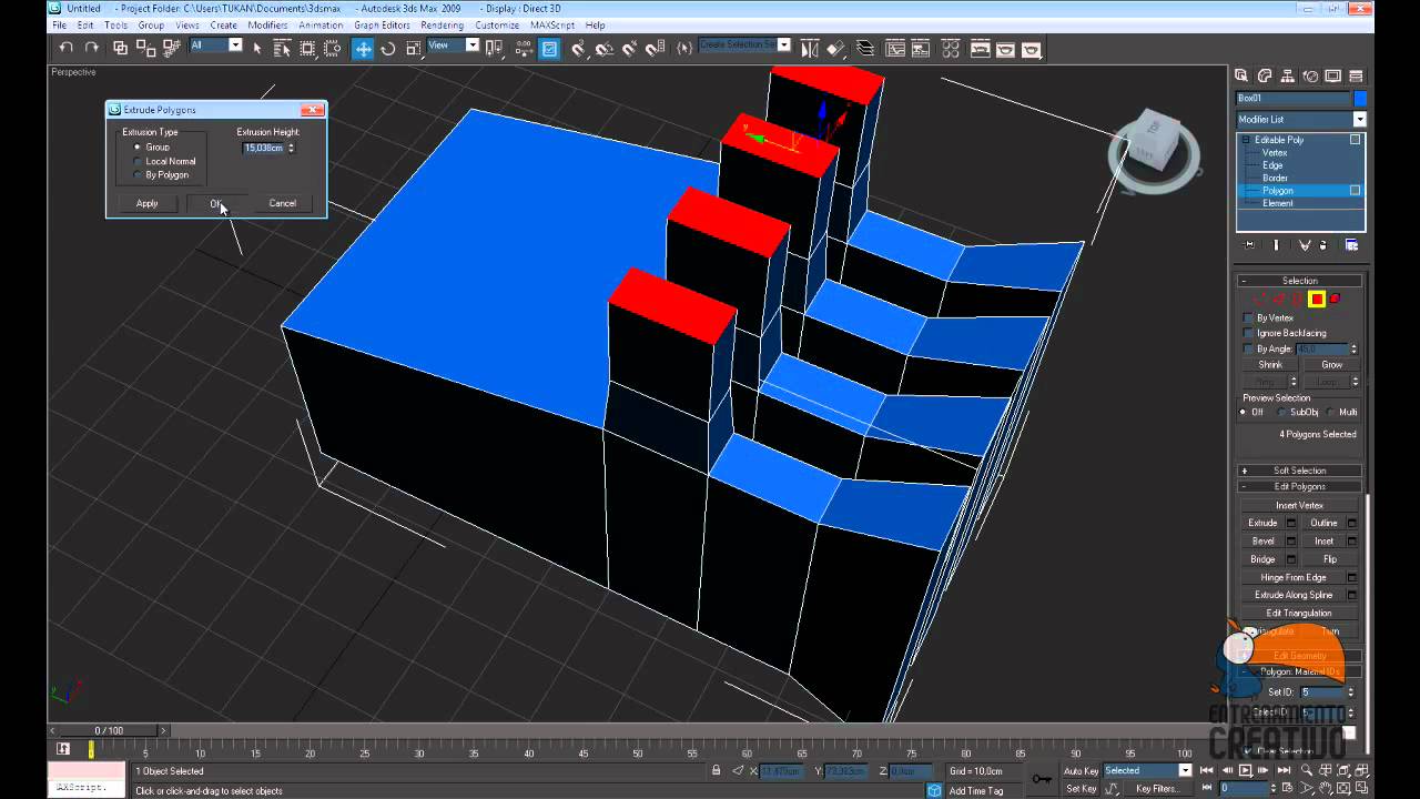  Box  Modeling en 3D  Studio  Max Entrenamiento creativo 