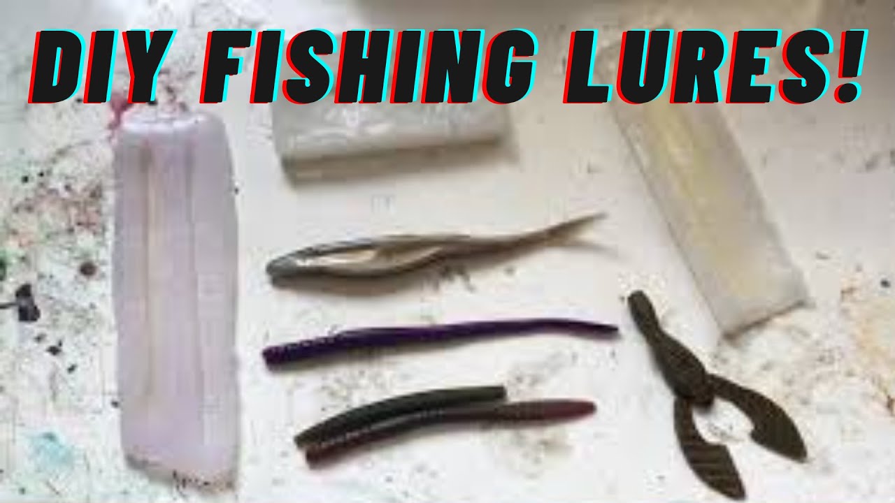 How to Make Soft Plastic Fishing Lures for CHEAP! (Silicon Mold