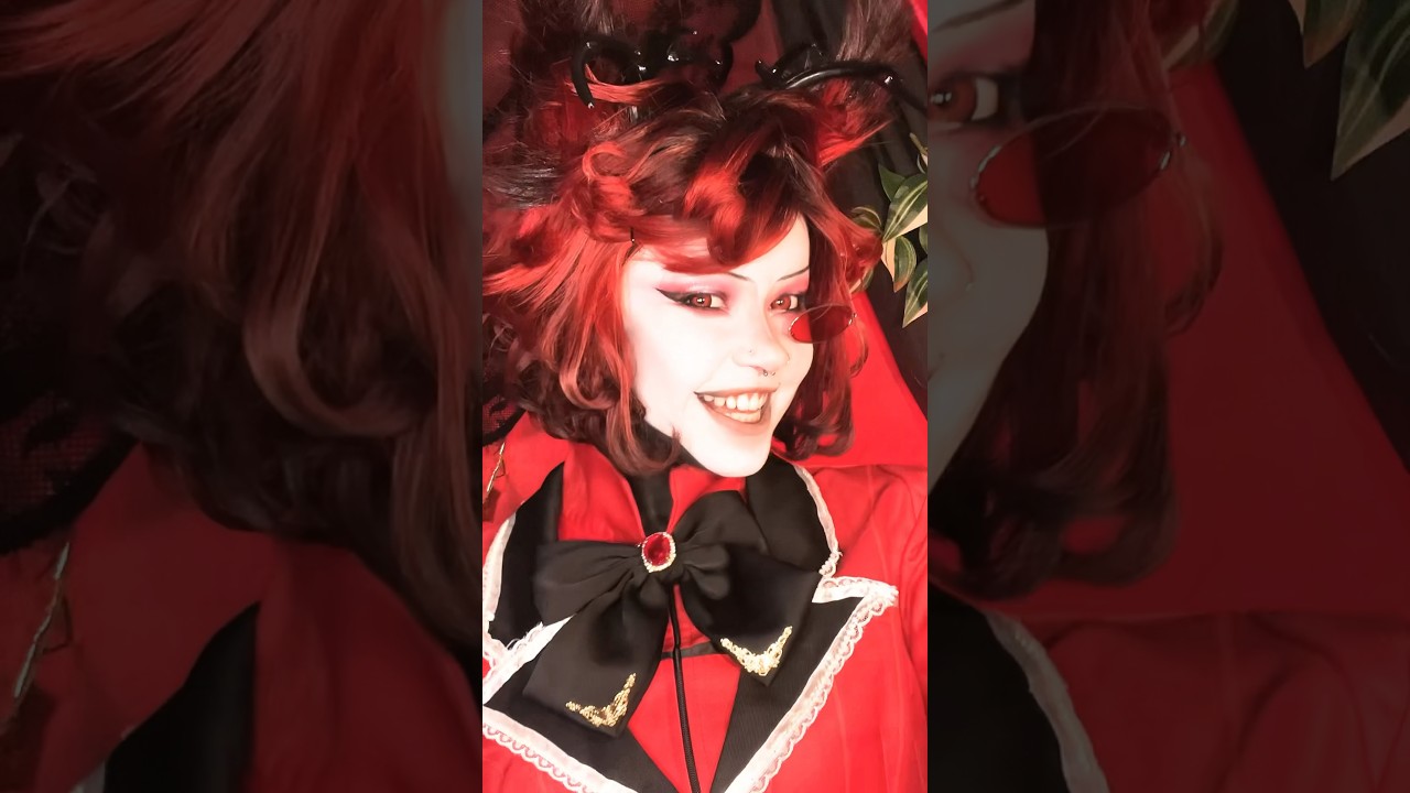 qu’est-ce que c’est ?! #cosplay #makeup #cartoon #cosplayer #hazbinhotel #alastor