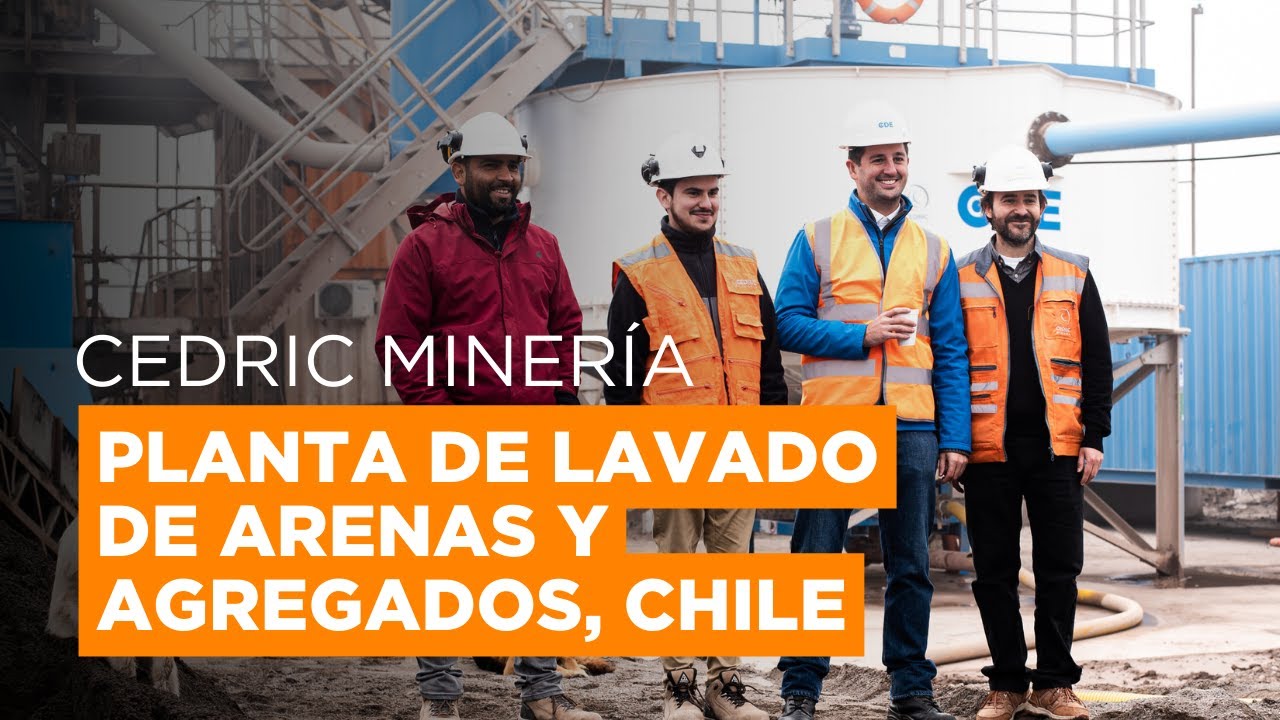 Nueva planta del CDE para el lavado de arena 70ton/h para Cedric ...