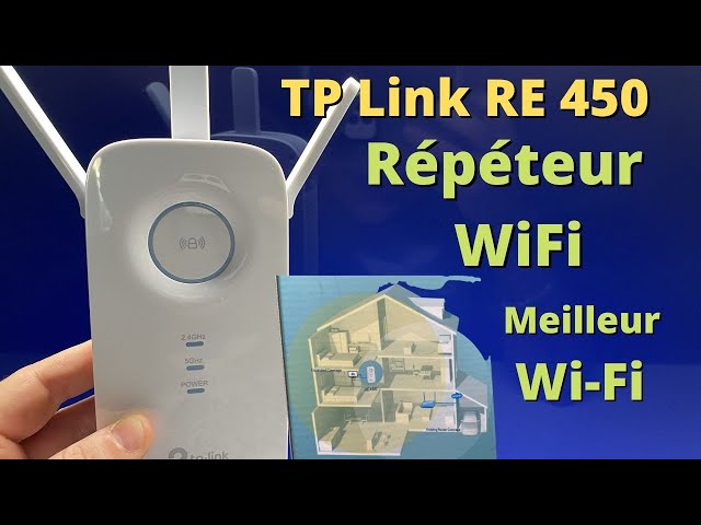 Tp-link Répéteur WIFI RE 450 AC1750 Blanc