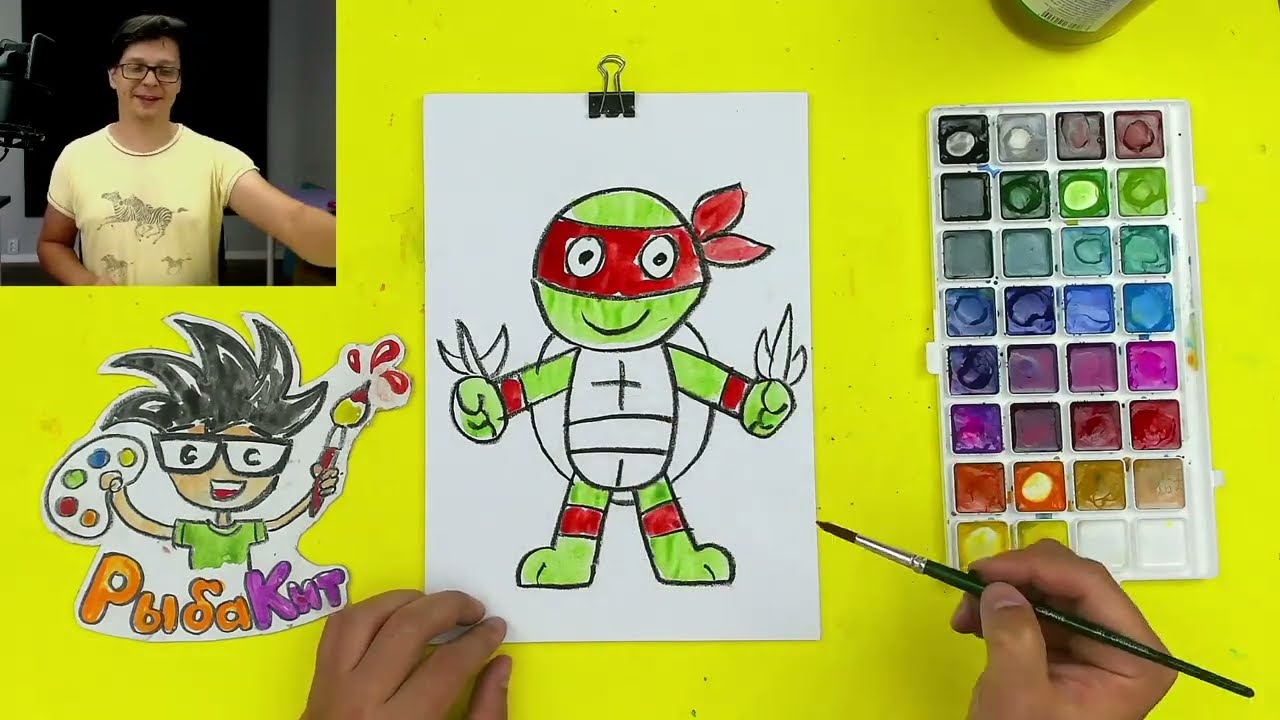 how-to-draw-teenage-mutant-ninja-turtle-mikey-drawing-and-coloring