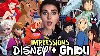 My Best Impressions! (Part 1) - Disney + Ghibli / Miyazaki