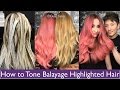 How to Tone Balayage Highlight Hair